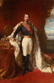 Napoleon III in ceremonial costume, from the studio of Xavier Winterhalter.Credit Osenat
