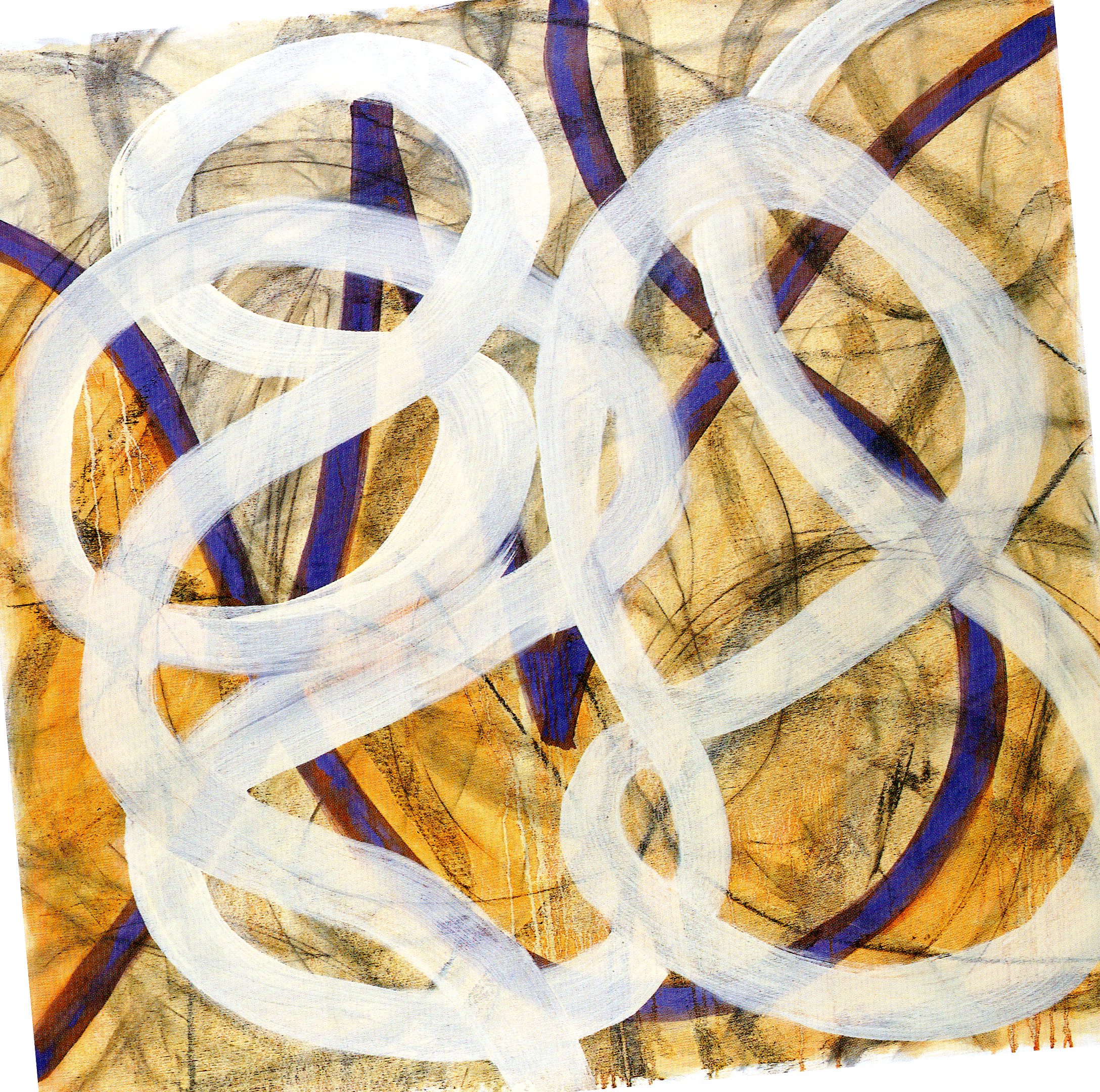 מירה צדר, מבוך, 2019, שמן ועופרת על בד.jpg