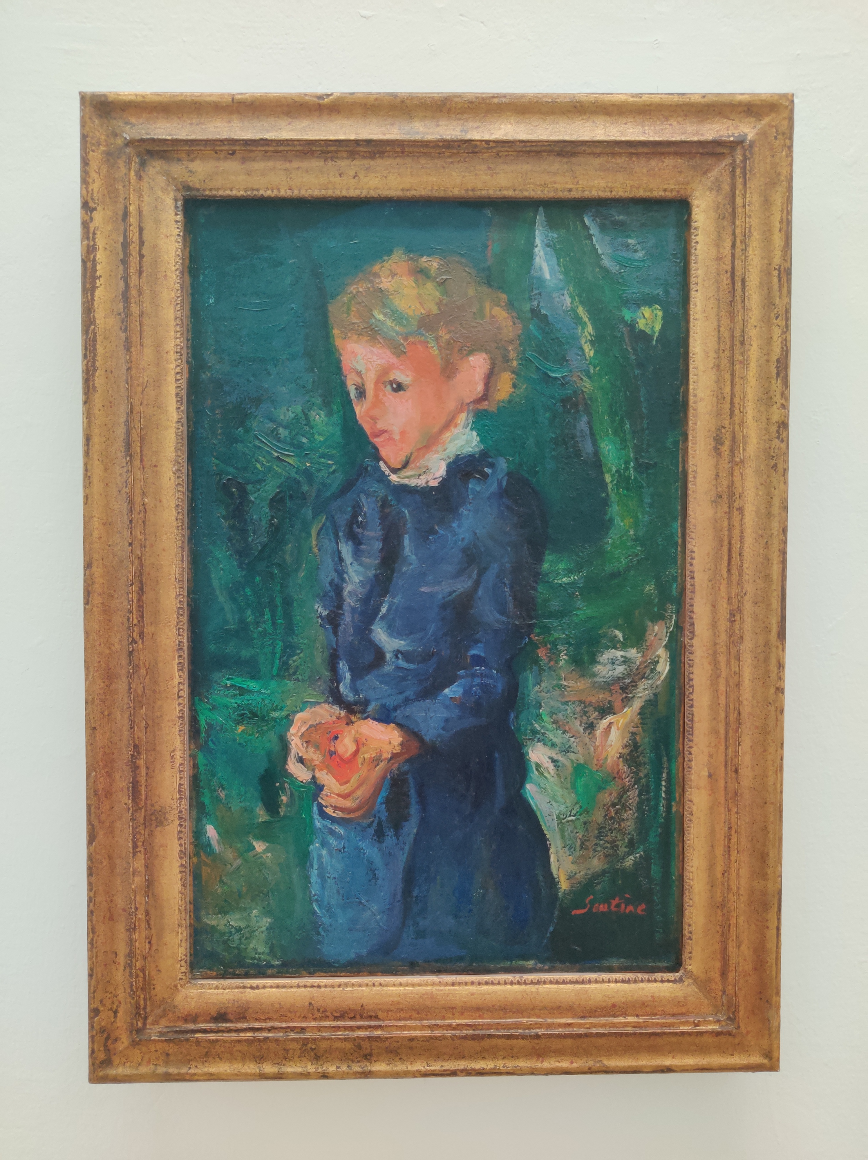 חיים סוטין, ילדה בכחול, 1938-39.jpg