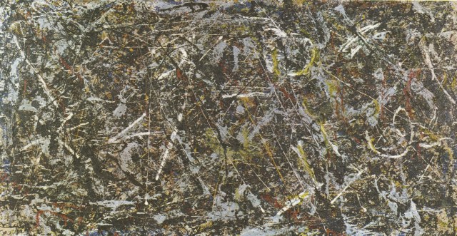 ג'קסון פולוק, אלכימיה, 1947, מיקס מדיה על בד, 114.6X221.3, פגי גוגנהיים, ונציה