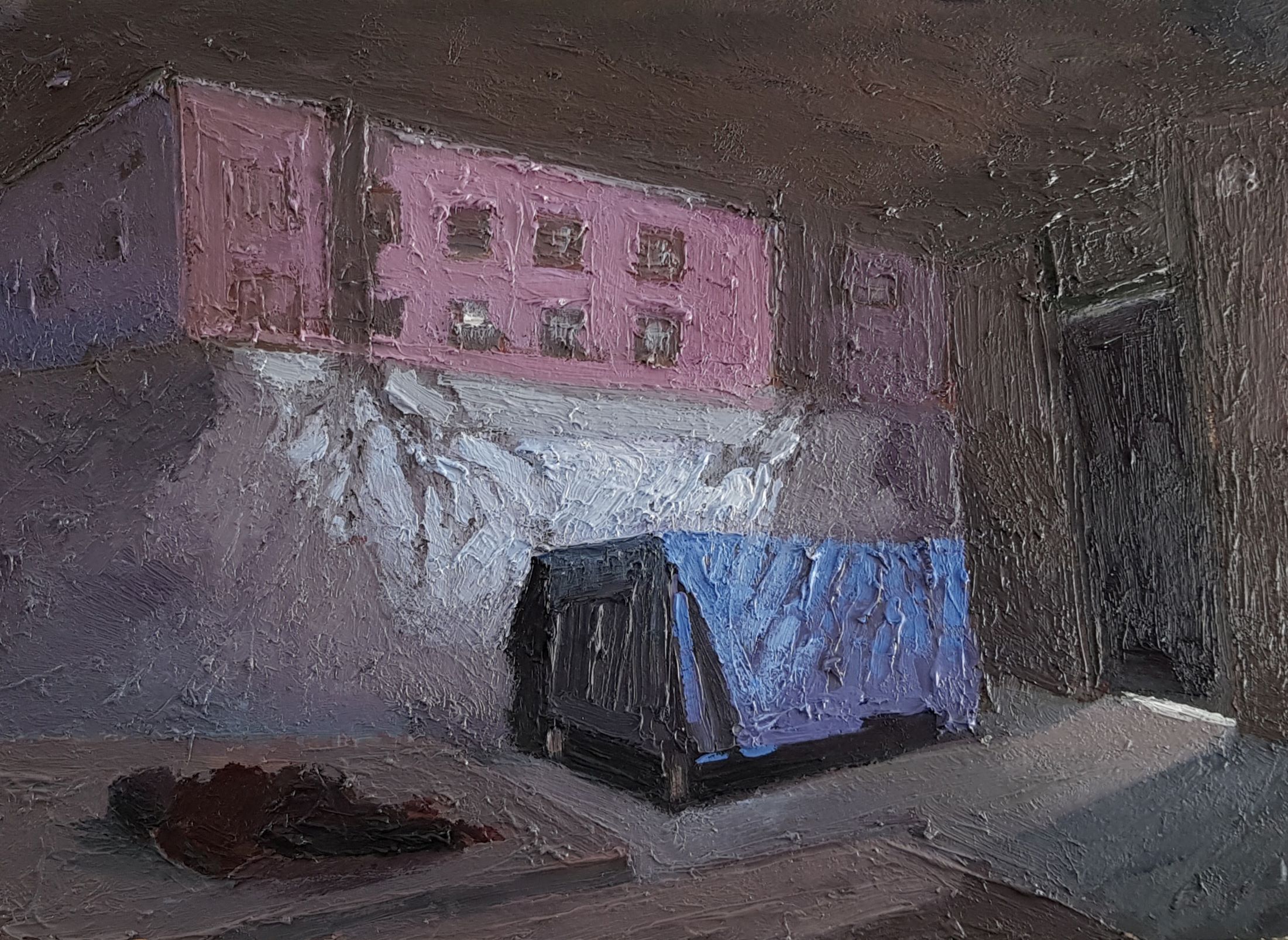 חלום,שמן על נייר 30-40סמ