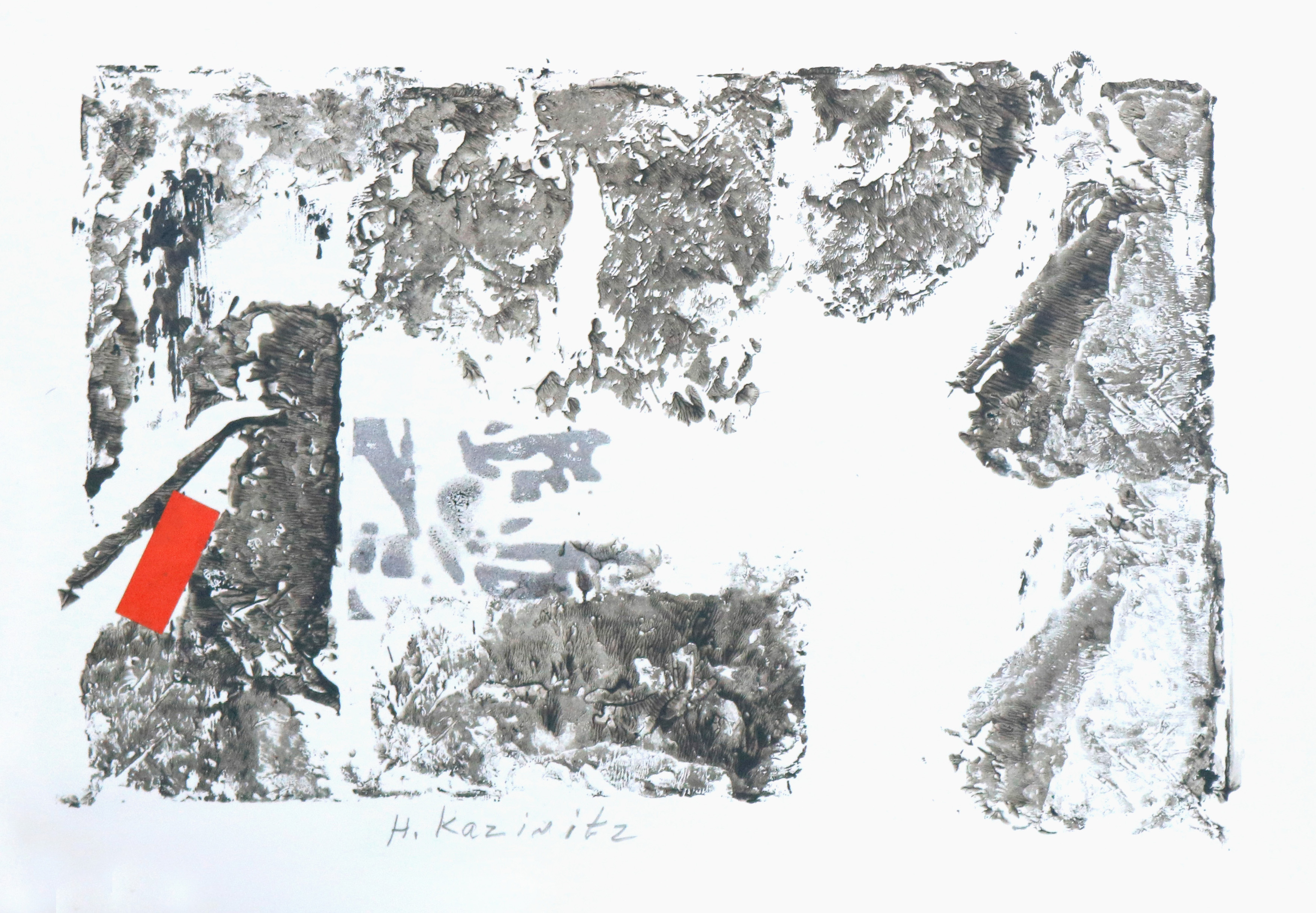 , ללא כותרת, טכניקה מעורבת 2 על ניר