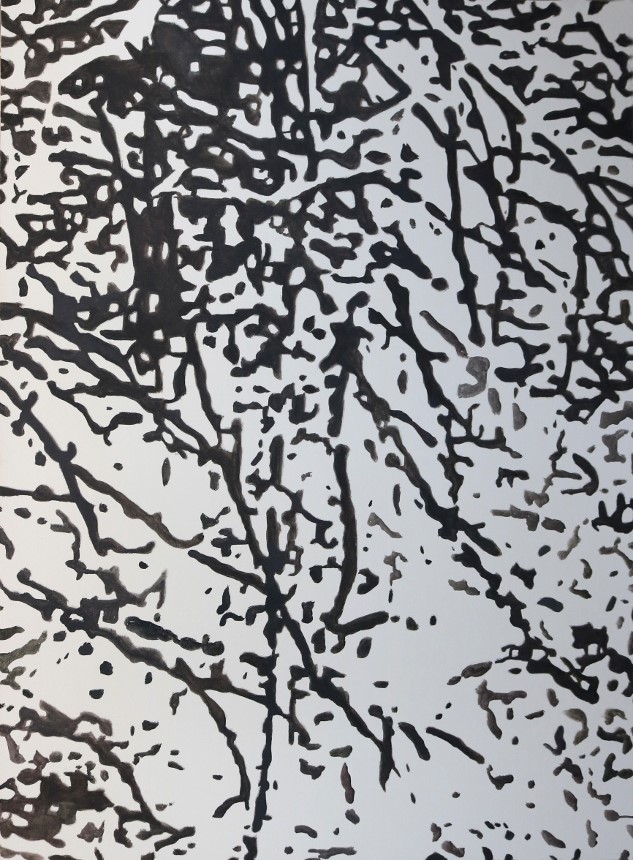 'מה שנשאר', אקריליק על בד, 160X120 סמ